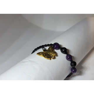 Czarny Turmalin i Ametyst - luksusowy duet intensywnego koloru