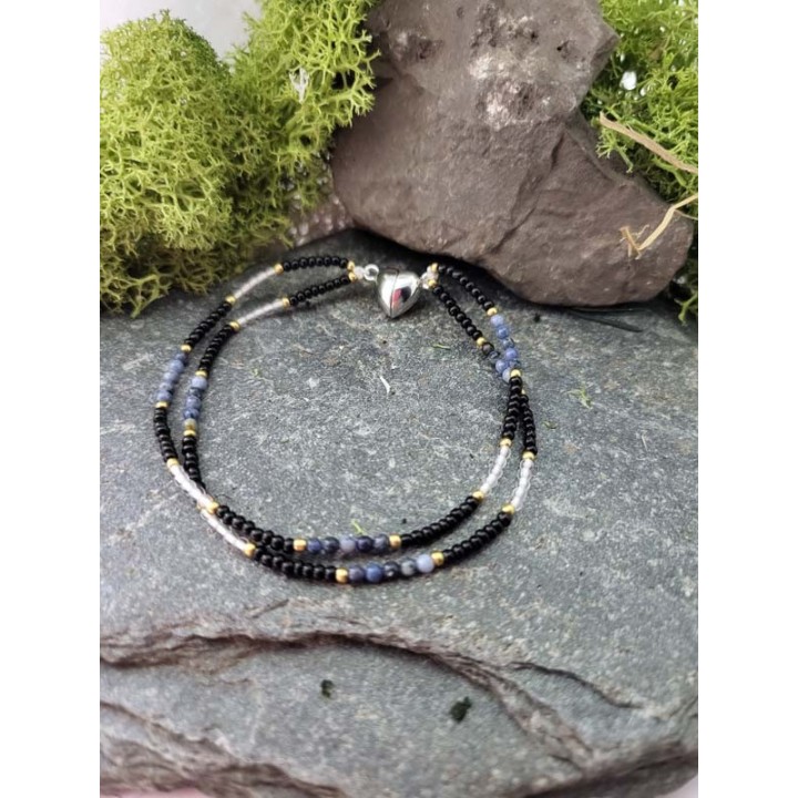 Dumortieryt & Kryształ Górski – podwójna harmonia błękitu