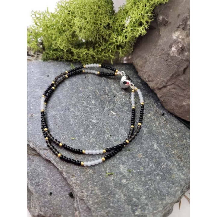 Obsydian & Kalcyt – podwójna siła kontrastu