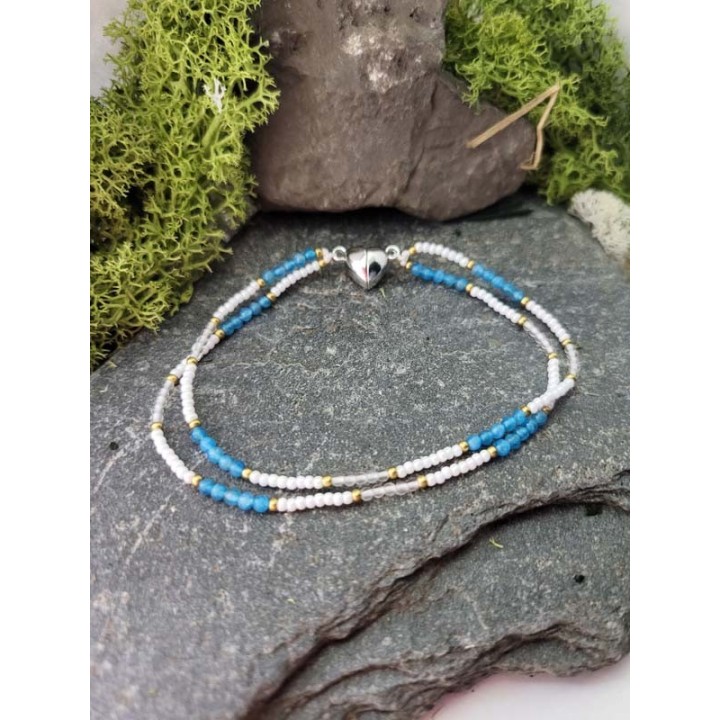 Apatyt & Kryształ Górski – podwójna czystość błękitu