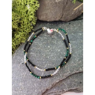 Malachit & Labradoryt – podwójna głębia natury