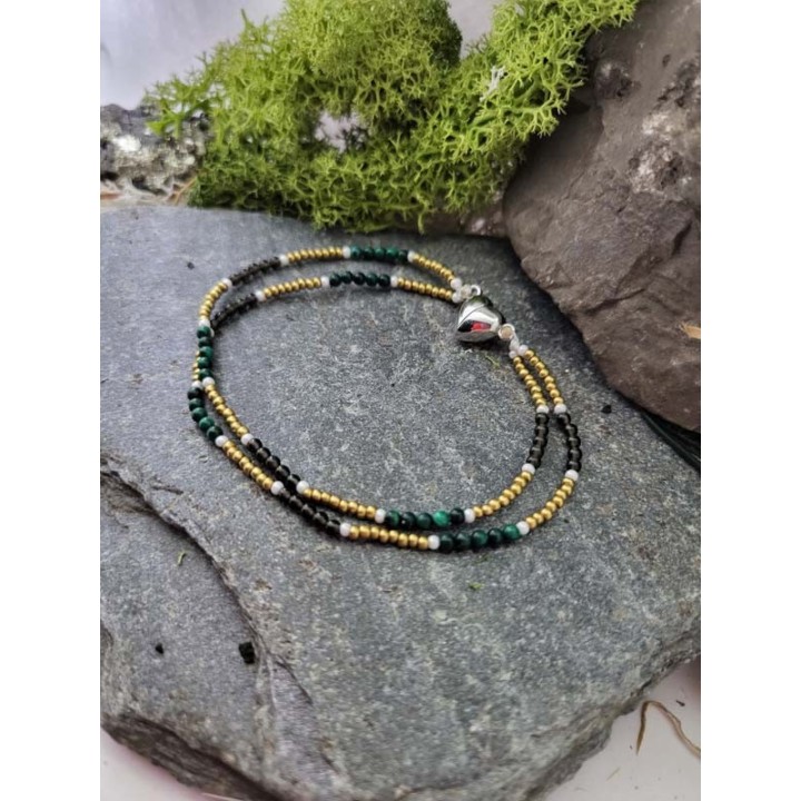 Malachit & Obsydian – podwójna siła kontrastu