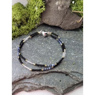 Dumortieryt & Labradoryt – podwójna głębia refleksu