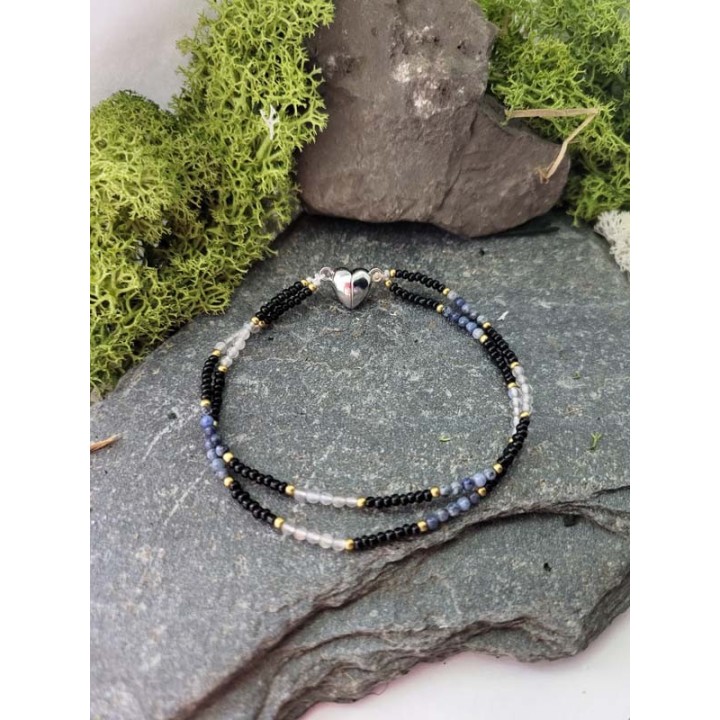 Dumortieryt & Labradoryt – podwójna głębia refleksu