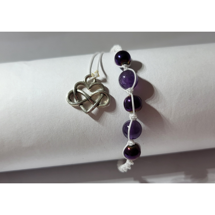 Hematyt i Ametyst - kontrast, który przyciąga spojrzenia