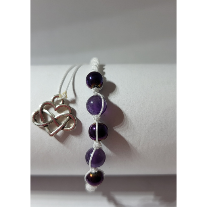 Hematyt i Ametyst - kontrast, który przyciąga spojrzenia